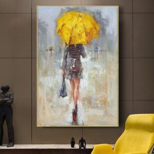 Oil Paintings Hand Painted Canvas Figure Woman Portrait