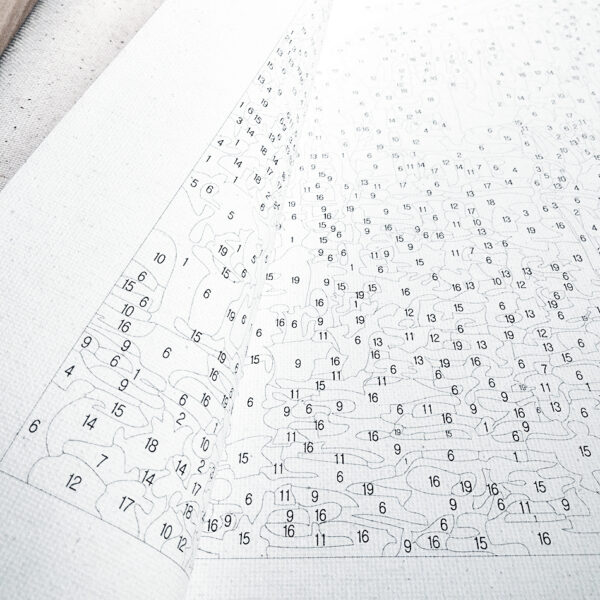 Minimalist Style Paint By Numbers On Canvas - Image 3