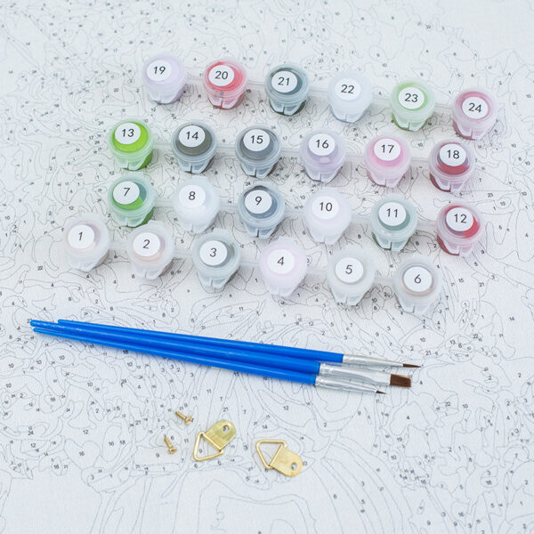 Paint By Numbers Cats Picture HandPainted - Image 7