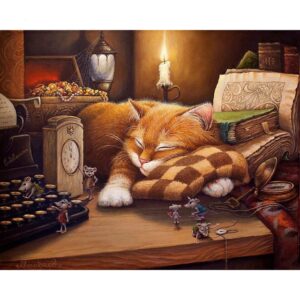 Paint By Numbers Cats Picture HandPainted