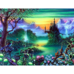 DIY Painting By Numbers Forest Paint Kits